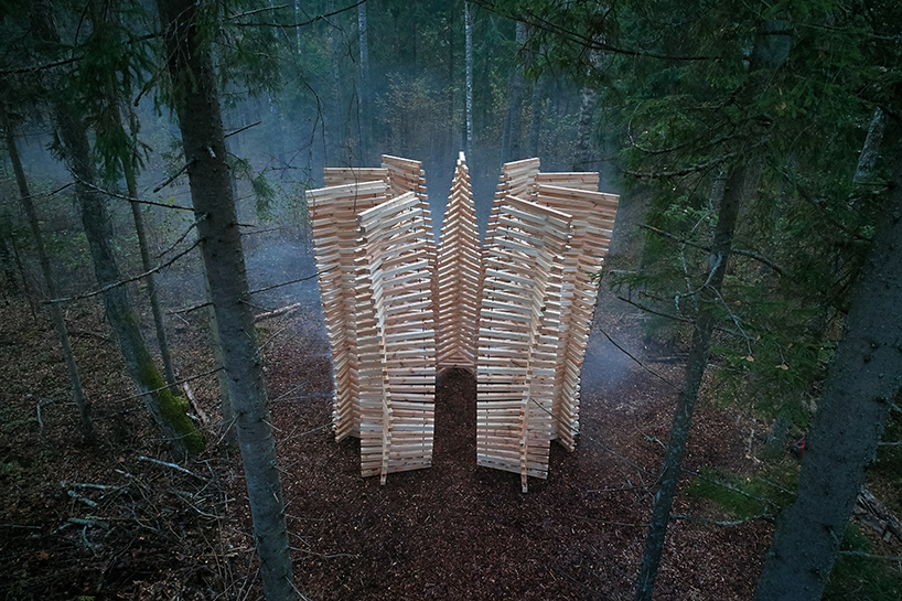 didzis jaunzems architects uguns pavilion designboom