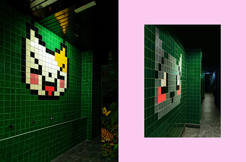 kissmiklos applies colorful illustrations to design CAT bar and dance club in budapest designboom