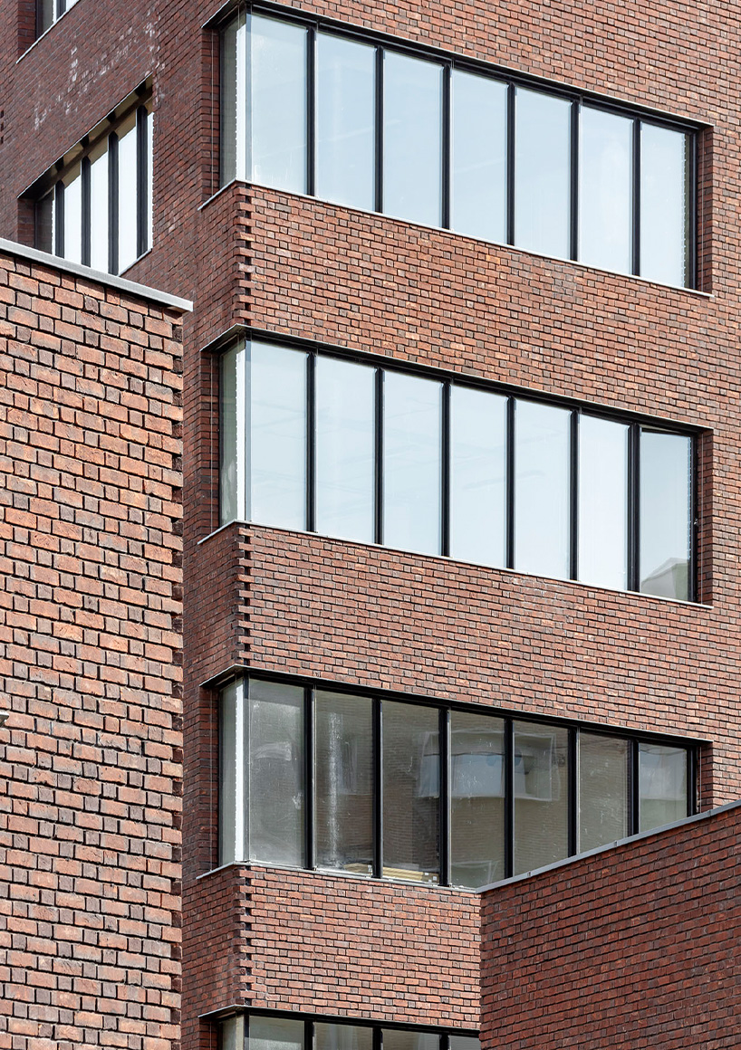 marin + trottin unites paris eco-campus islets with ETFE + triangulated wood frame crossway