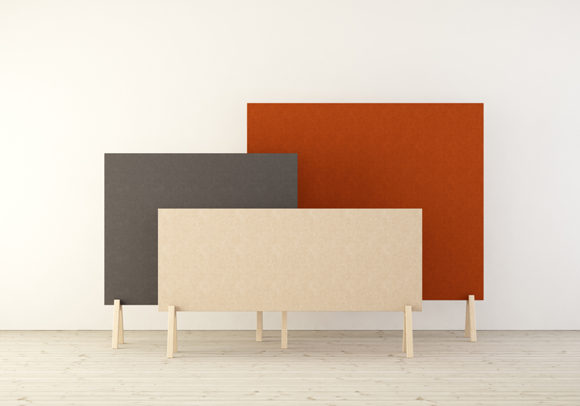 johan kauppi subtle floor screens glimakra stockholm furniture fair designboom