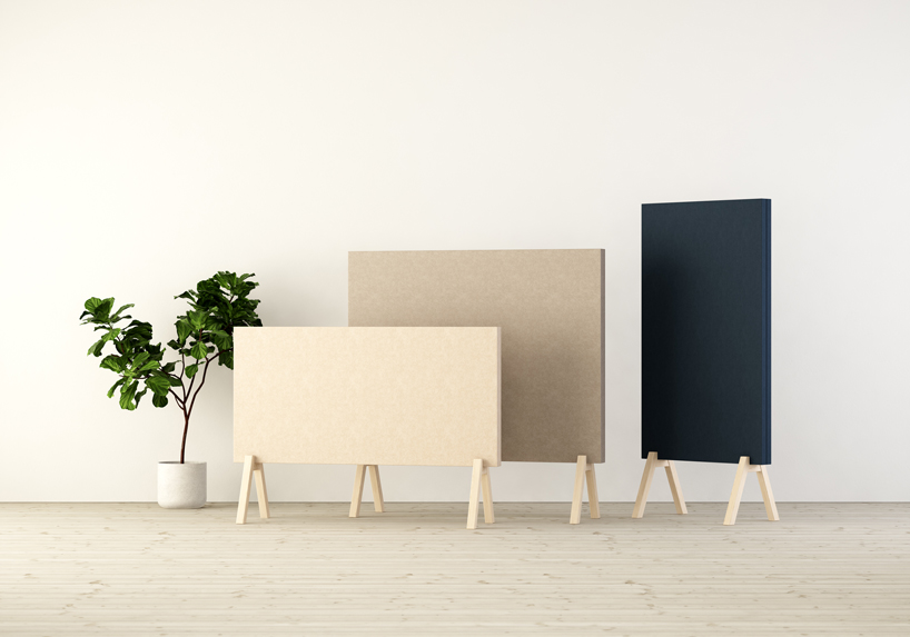 johan kauppi subtle floor screens glimakra stockholm furniture fair designboom