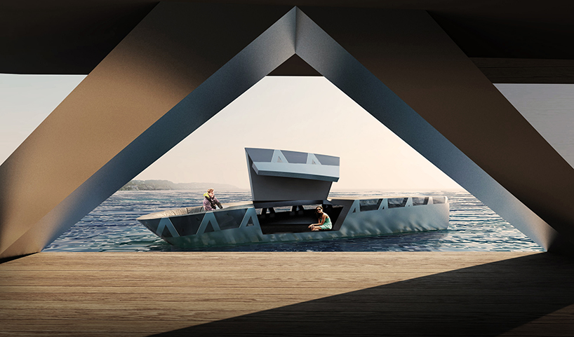 lujac desautel references the gherkin by norman foster to design 80 meter superyacht designboom