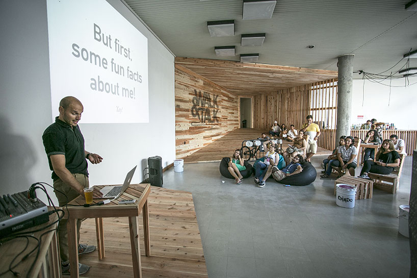 mezzo atelier walk & talk azores art festival headquarters designboom
