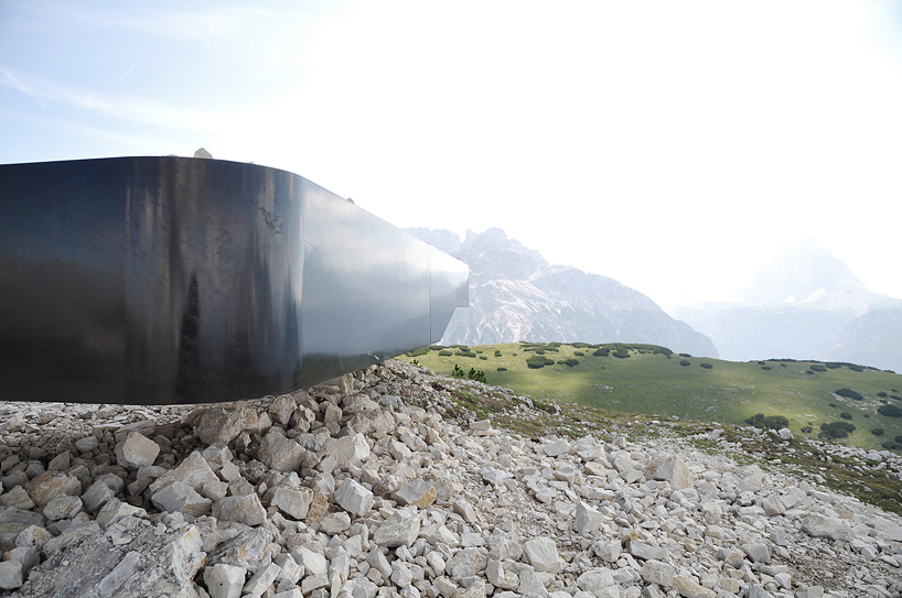 messner architects monte specie 2305 masl lookout dolomites italy designboom