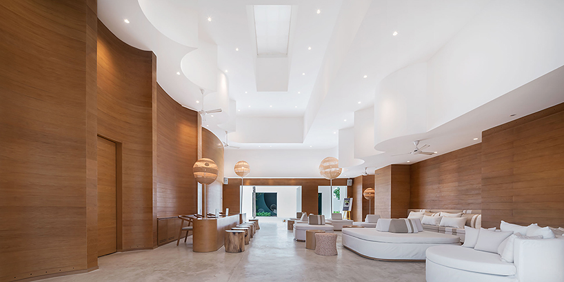 intimate courtyards form this beach resort in thailand designed by onion designboom
