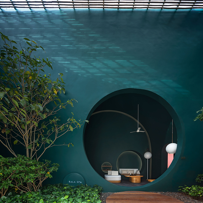 intimate courtyards form this beach resort in thailand designed by onion designboom