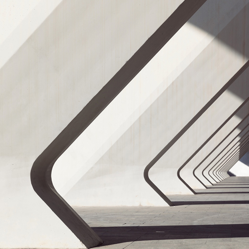 white sculptures photography series santiago calatrava designboom