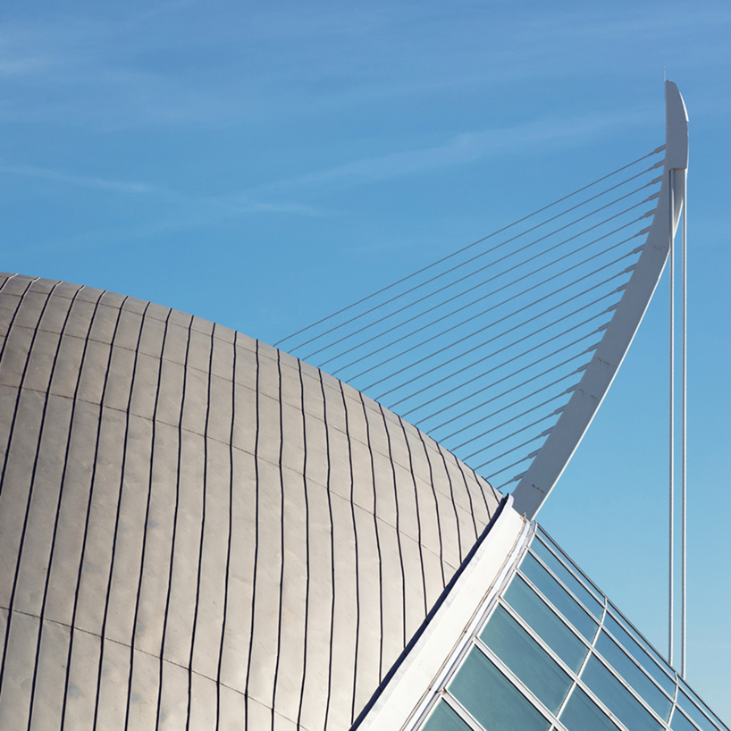 sebastian weiss white sculptures  photography series santiago calatrava designboom
