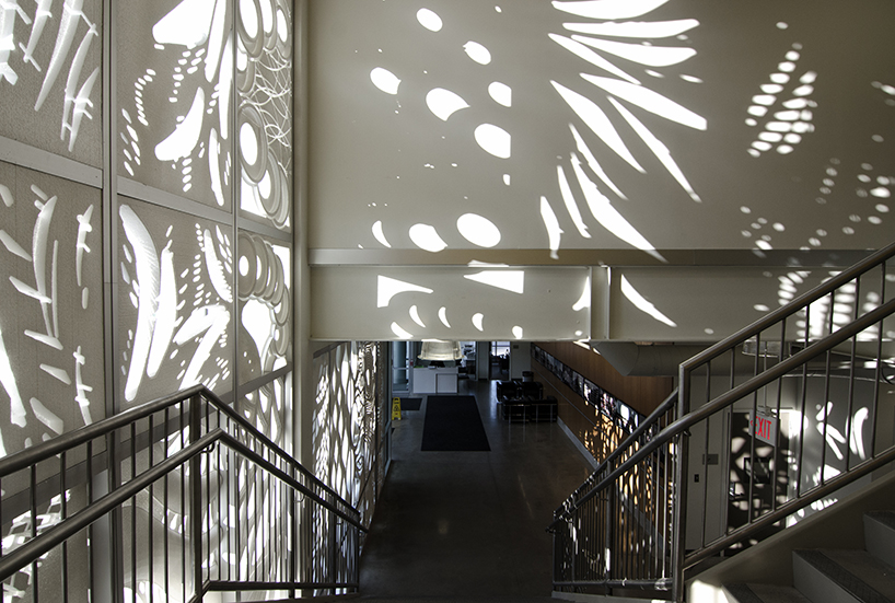 tyler school of art temple university students create patterning porosity facade - 1