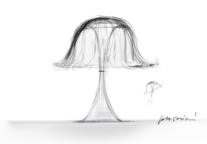 iosa ghini venini kalika table lamp designboom