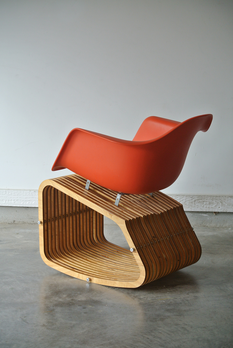 rocking-2-gether chair by studio PAULBAUT designboom