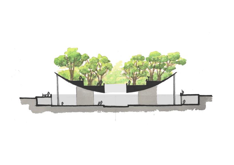 LAD and hypnos propose an elevated garden within the urban fabric of milan designboom