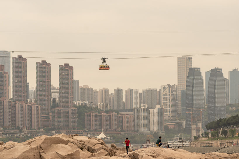 human vs city by kris provoost portrays humanity amid the density of chongqing, china designboom