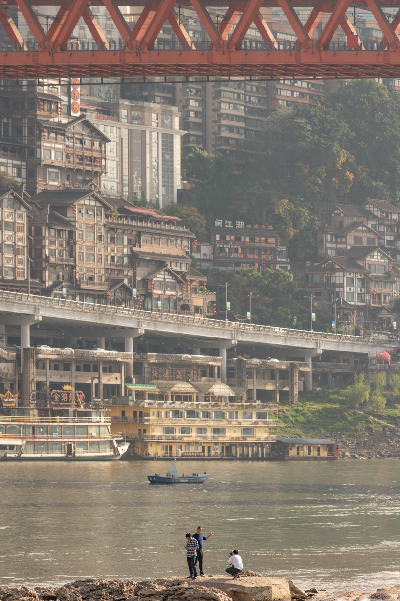 human vs city by kris provoost portrays humanity amid the density of chongqing, china designboom