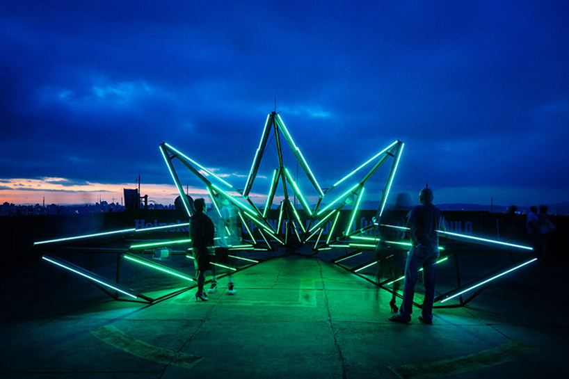 studio guto requena sensitive star interactive installation sao paulo designboom