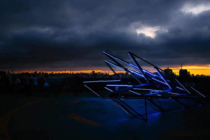studio guto requena sensitive star interactive installation sao paulo designboom