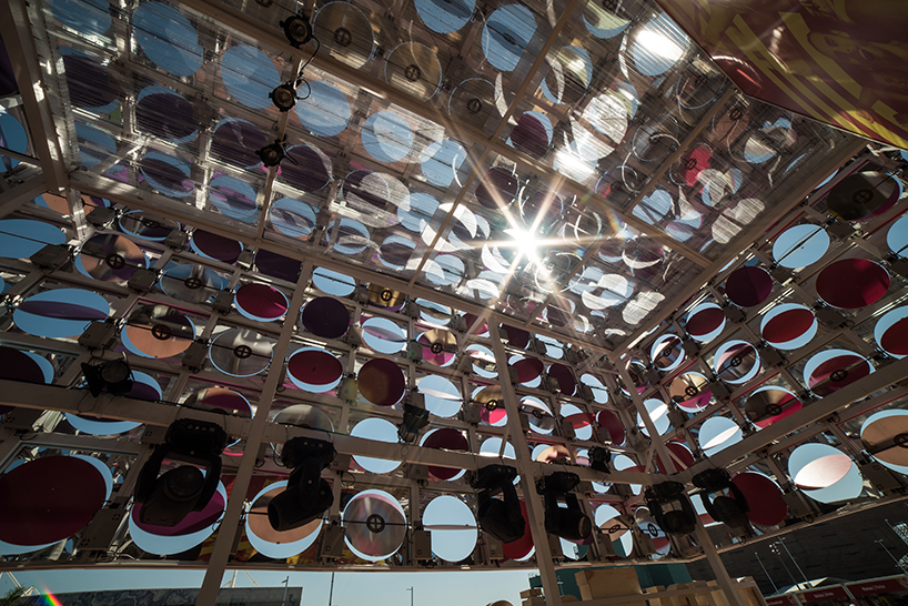 estudio guto requena interactive dancing pavilion rio olympics designboom