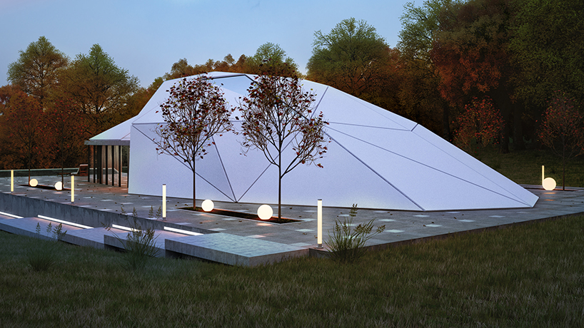 damir ussenov lenz architects shell villa almaty kazakhstan