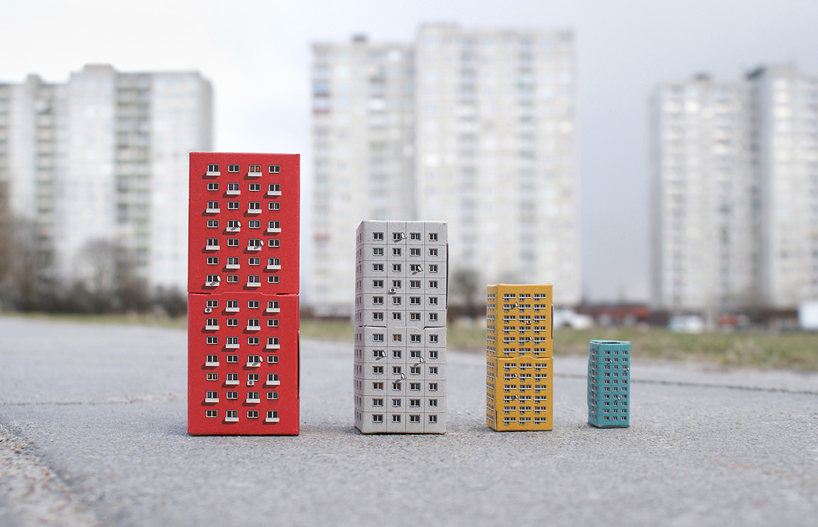 blokoshka modernist architectural matryoshka zupagrafika