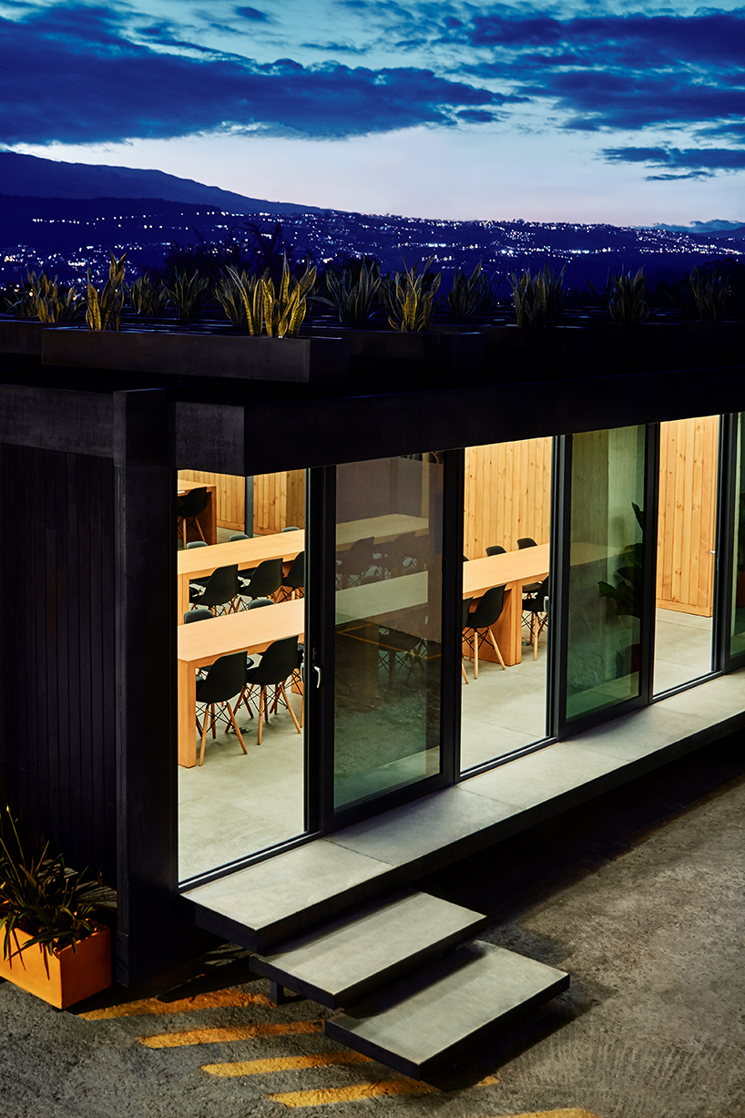 estudio felipe escudero designs factory workers' dining space in ecuador