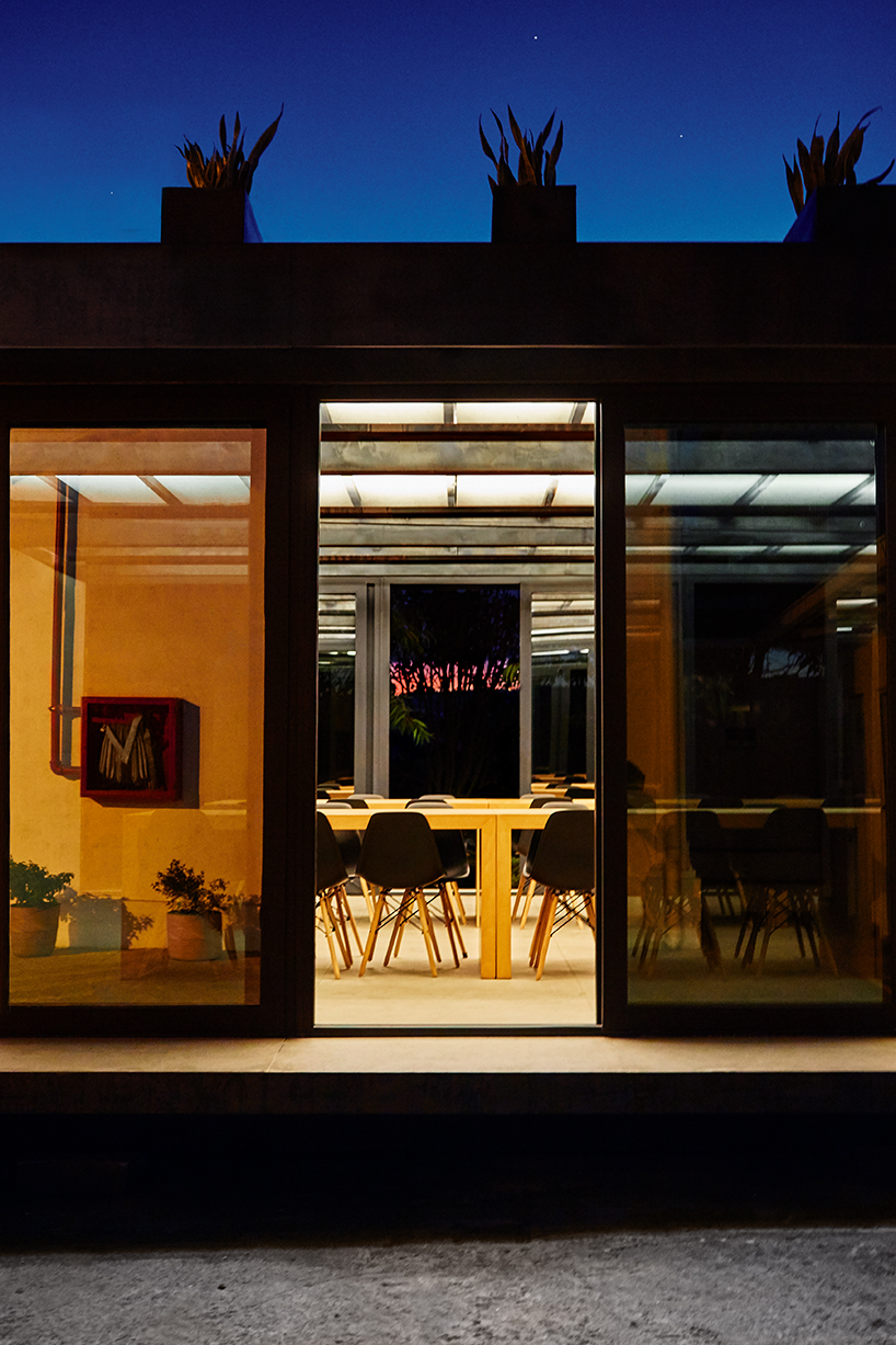 estudio felipe escudero designs factory workers' dining space in ecuador