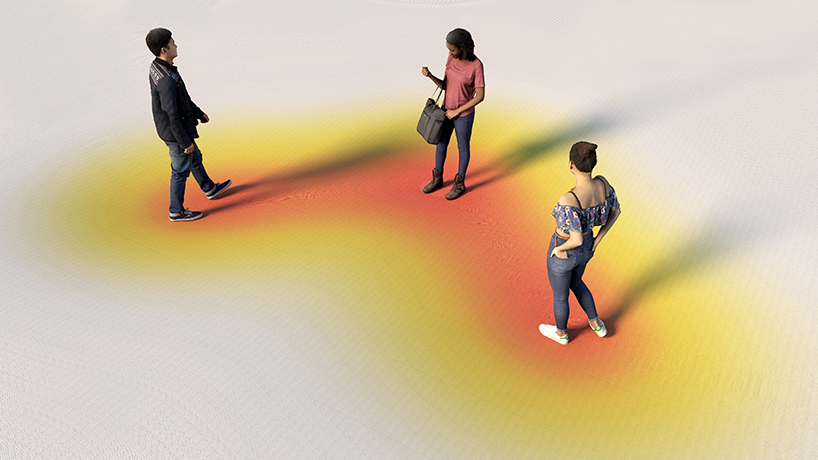 cosimo scotucci proposes a dynamic model for social distancing designboom