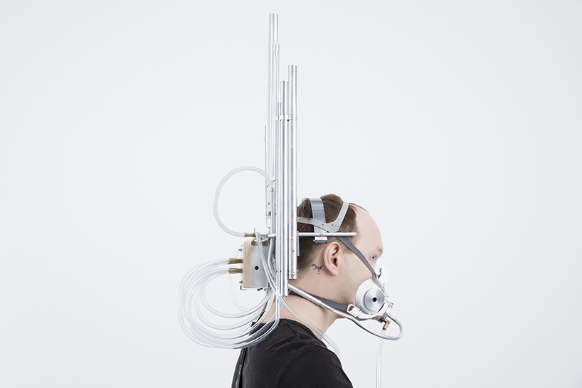 'last breath' is a wearable mask organ designed by ::vtol:: designboom