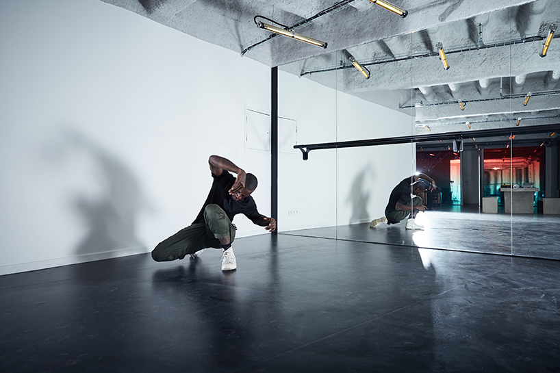 FREAKS assumes industrial aesthetics for performing arts space in paris designboom