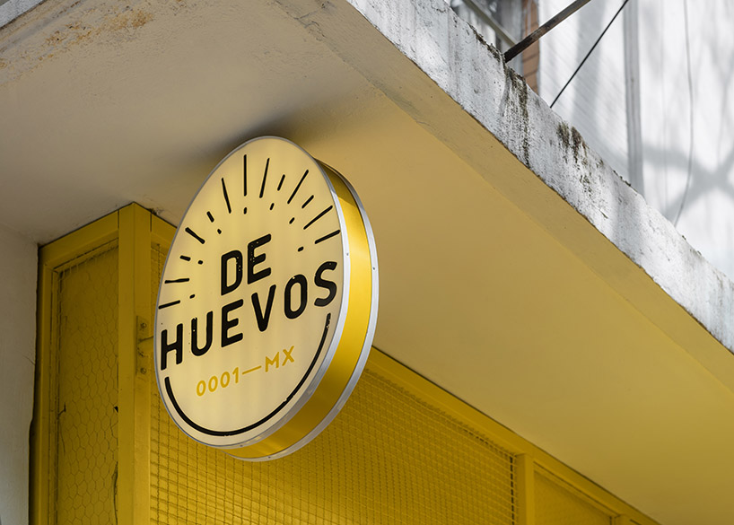 cadena concept design builds an egg-inspired fast food concept in mexico designboom