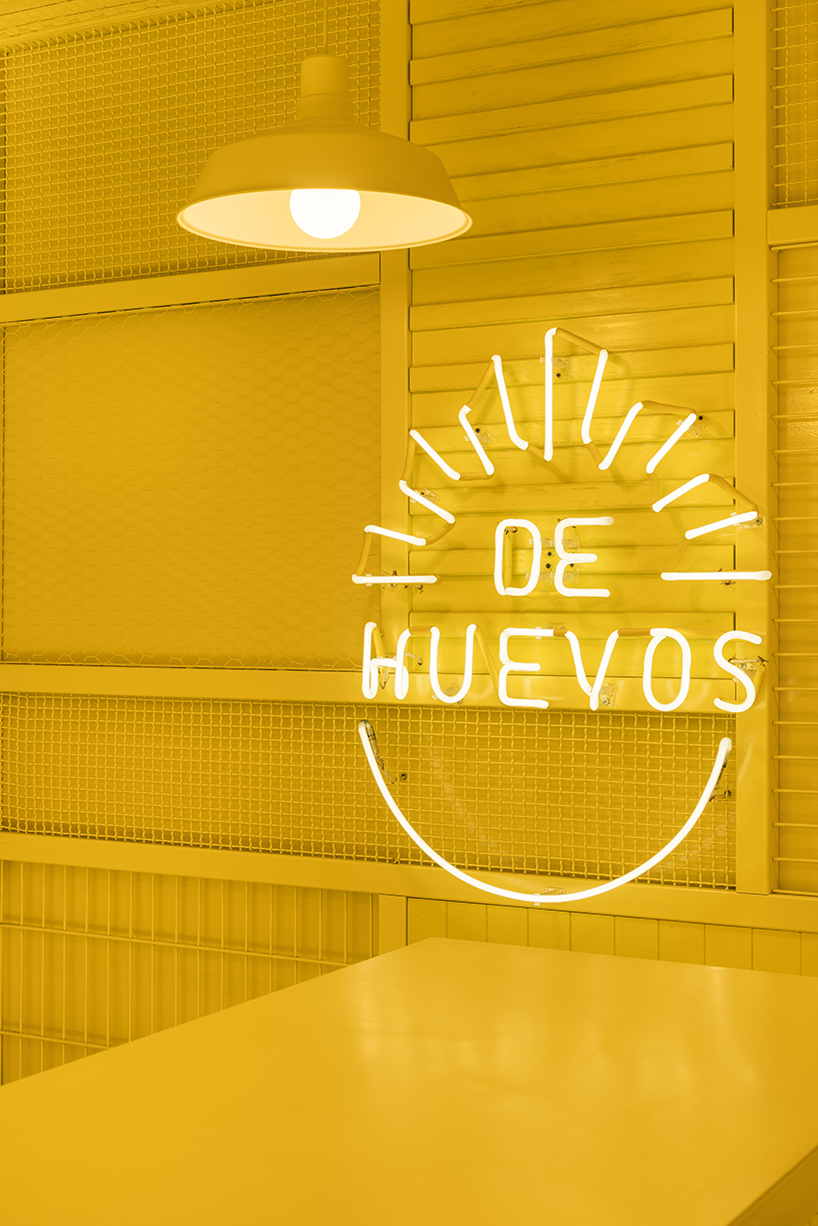 cadena concept design builds an egg-inspired fast food concept in mexico designboom