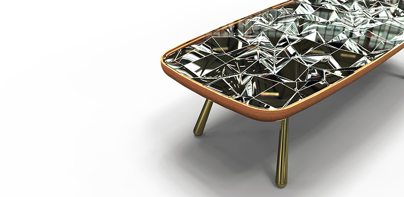andré teoman kaleidoscope table designboom