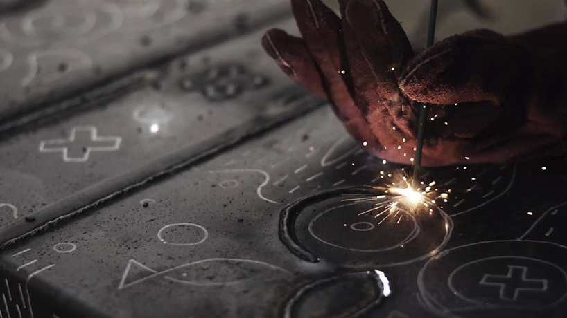 soldita drawing with metal 3