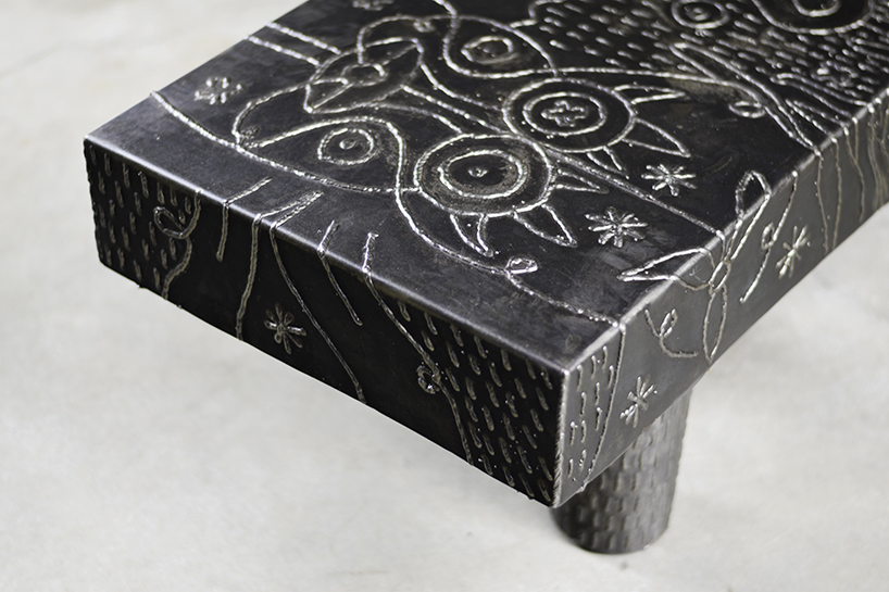 soldita drawing with metal 4