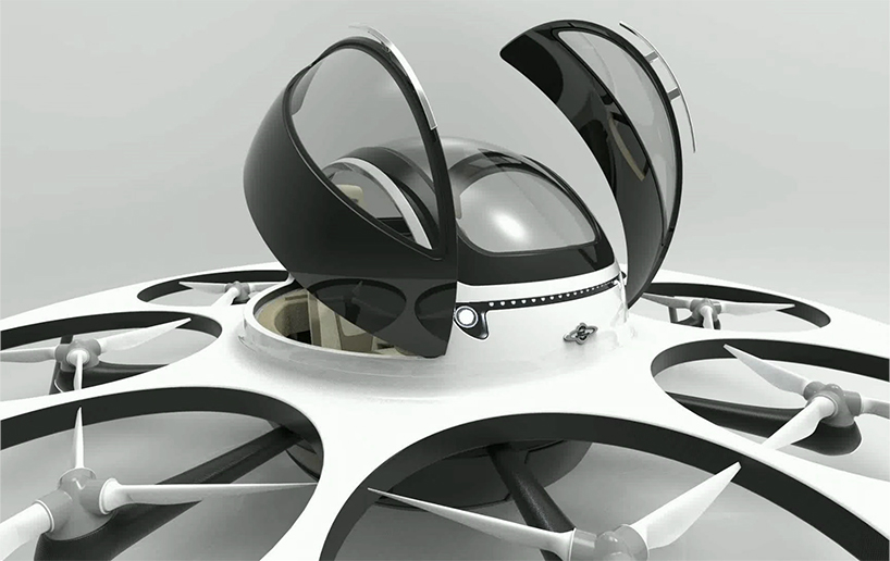 jet capsule identified flying object designboom