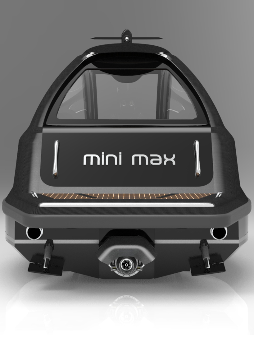 jet capsule's newest mini jet has a removable roof designboom