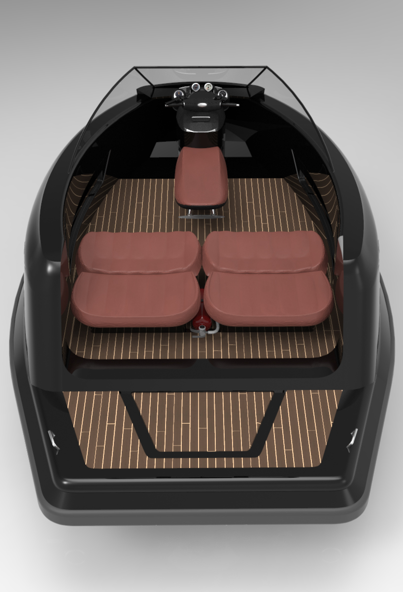 jet capsule's newest mini jet has a removable roof designboom mini jet