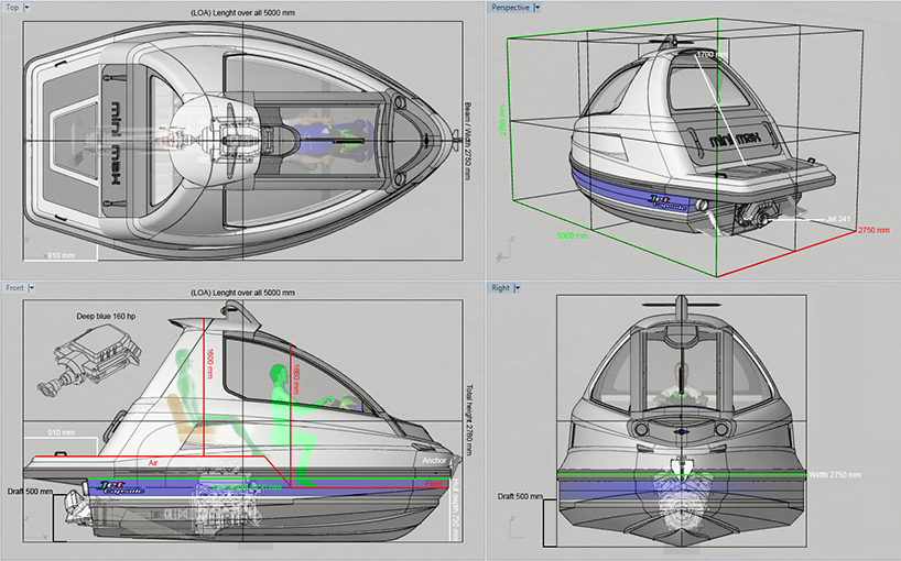 jet capsule's newest mini jet has a removable roof designboom mini jet