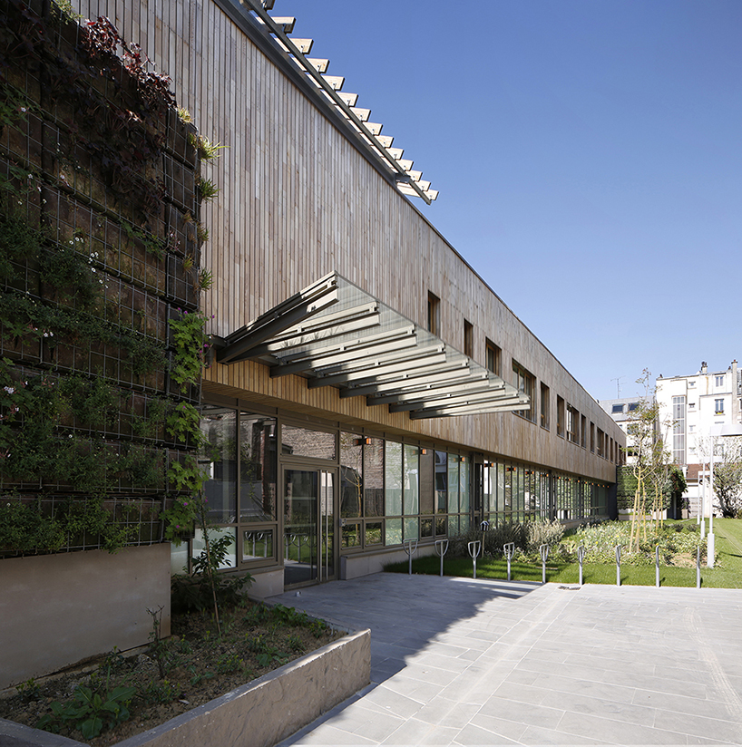 JFS architectes' eco-friendly nursery/primary school in paris - 2