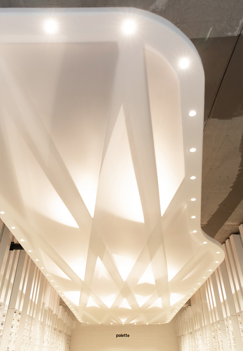 zu-studio's optical showroom in antwerp is designed like a piano to reconnect visitors