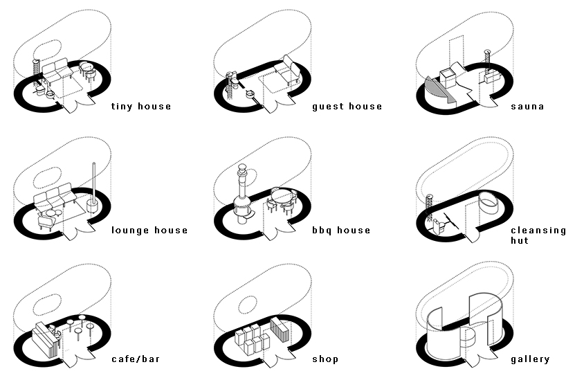 FLEXSE by SA lab is a compact living module made from 100% recyclable materials designboom