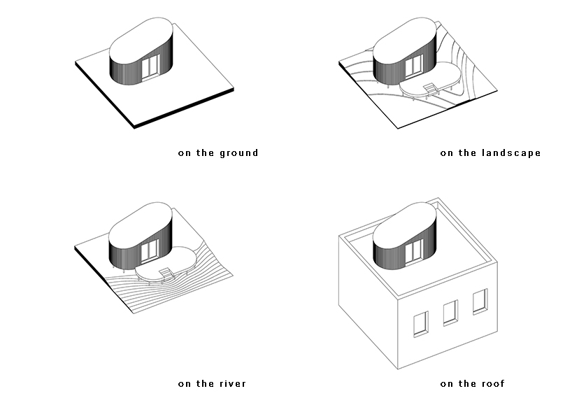 FLEXSE by SA lab is a compact living module made from 100% recyclable materials designboom