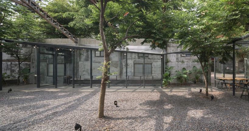 studio apl creates stone courtyard life in 80 years grain bin 6