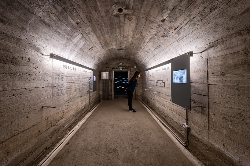 studio APL turns a military bunker into a multimedia gallery in taiwan designboom