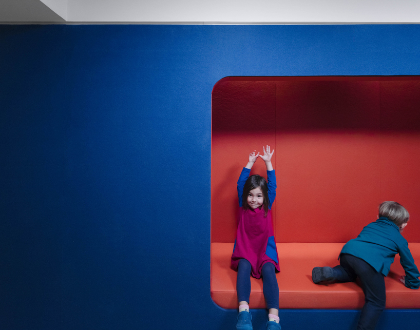 inaba williams adds playful pops of color in shigeru ban's cast iron house in new york