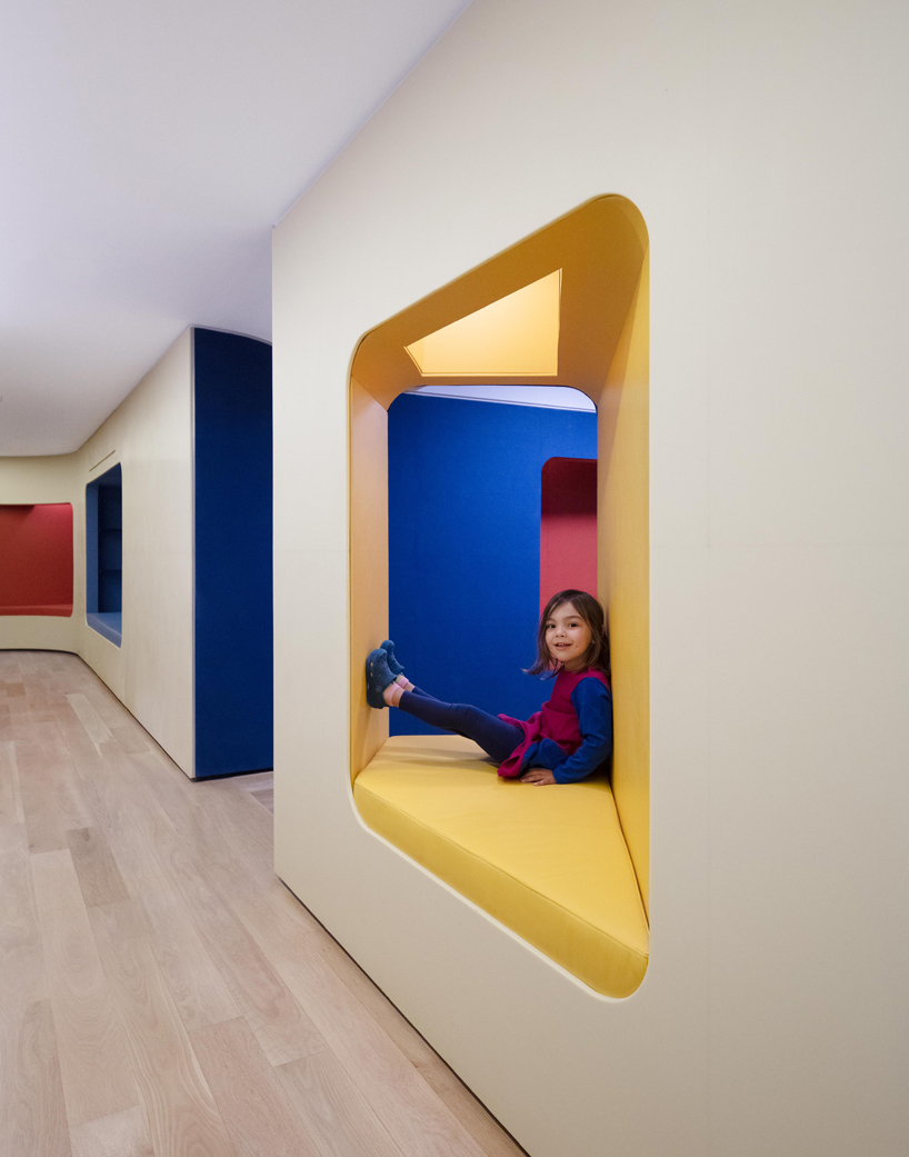 inaba williams adds playful pops of color in shigeru ban's cast iron house in new york