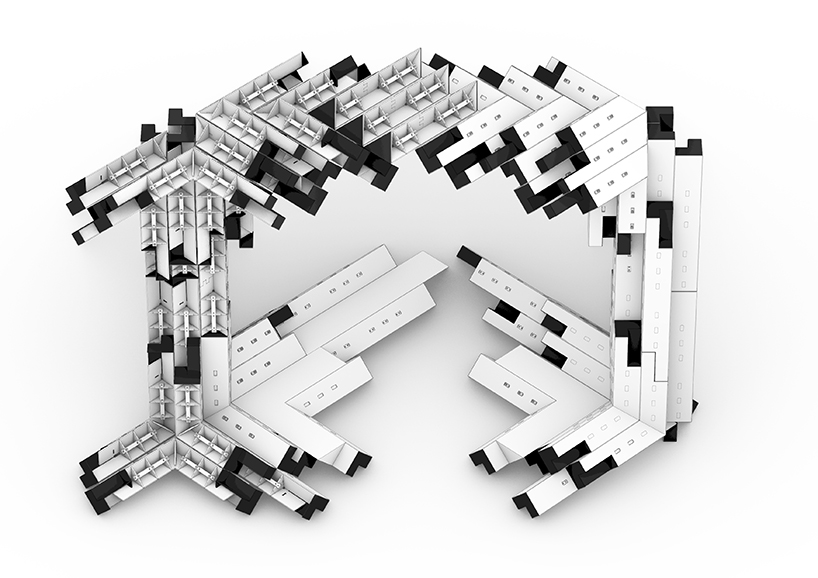 gilles retsin fuses augmented reality with timber construction at the royal academy london designboom