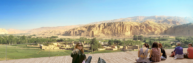 studio ARCVS bamiyan cultural center entry designboom