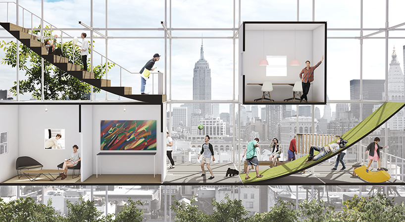 beomki lee instant city living air right proposal new york designboom 