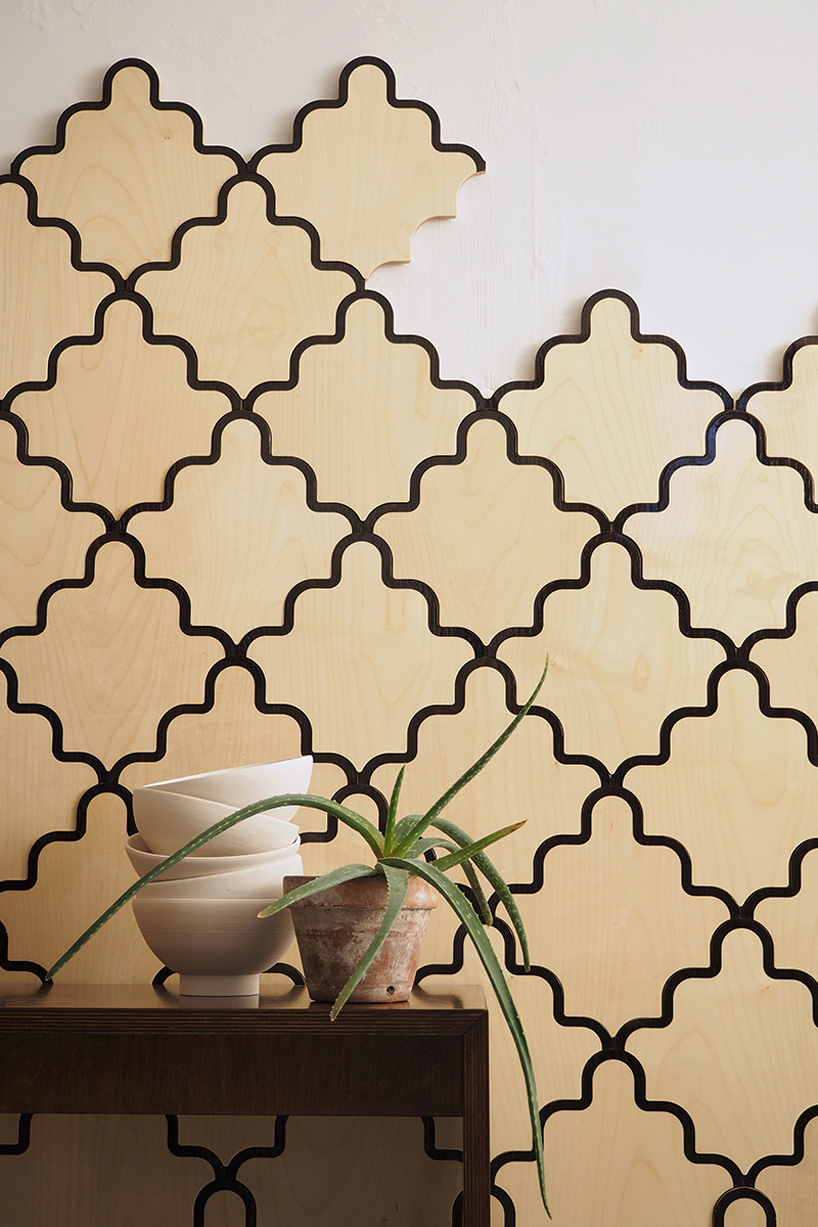 serena confalonieri tarsine wall covering portego designboom