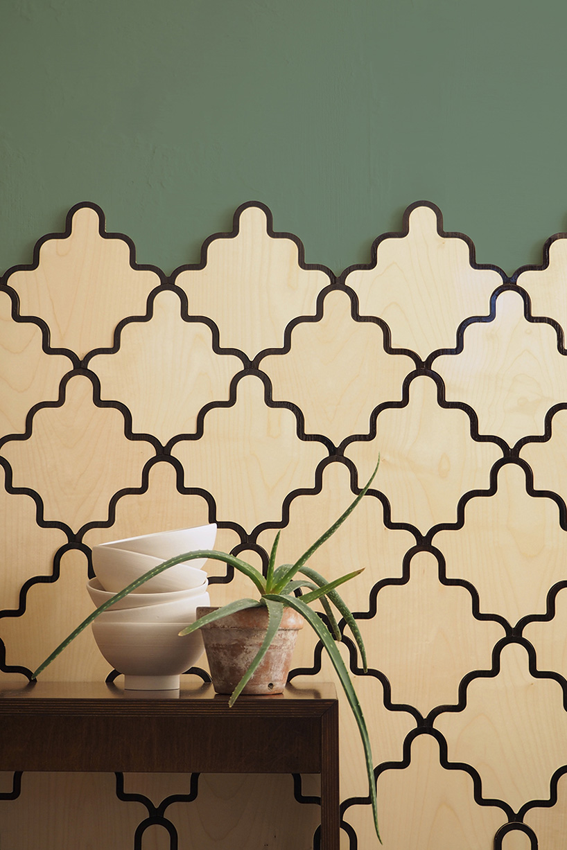 serena confalonieri tarsine wall covering portego designboom